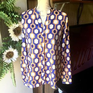 The Limited Geometric Print Blouse
